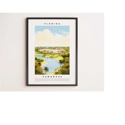 sawgrass golf course posters golf minimalist travel poster