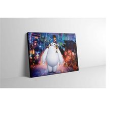big hero 6 canvas print wall art big hero 6 disney poster artwork painting gift wall decor