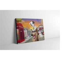 101 dalmatians disney canvas print wall art 101 dalmatians disney poster artwork painting gift wall decor