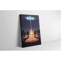 the thing movie poster - the thing canvas print - the thing wall art - the thing wall decor - the thing painting - the t