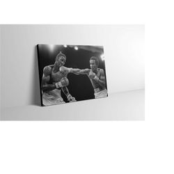 sugar ray leonard canvas print wall art - sugar ray leonard poster - sugar ray leonard photo portrait painting - sugar r