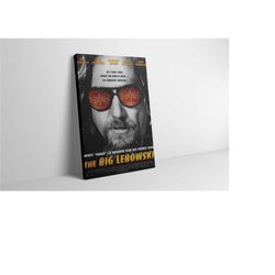 the big lebowski movie poster - the big lebowski canvas print - the big lebowski wall art - big lebowski wall decor pain