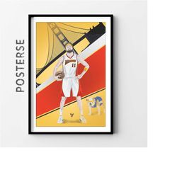 golden state warriors steph curry klay thompson nba posters, wrapped canvas, moving away gift, basketball coach gift