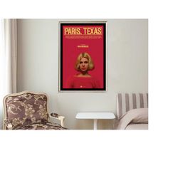 paris texas - movie posters - movie collectibles - unique customized poster gifts