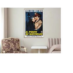 waterloo bridge - movie posters - movie collectibles - unique customized poster gifts