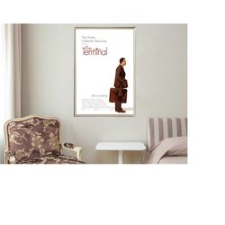 the terminal - movie posters - movie collectibles - unique customized poster gifts