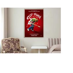 scott pilgrim vs the world - movie posters - movie collectibles - unique customized poster gifts