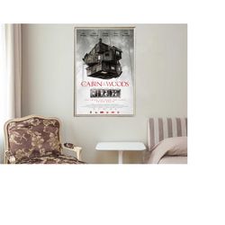 the cabin in the woods - movie posters - movie collectibles - unique customized poster gifts