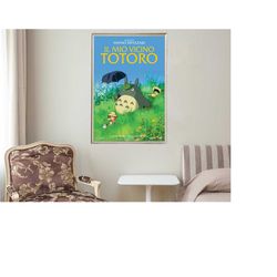 my neighbor totoro - movie posters - movie collectibles - unique customized poster gifts