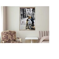 life is beautiful - movie posters - movie collectibles - unique customized poster gifts