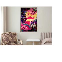 trolls band together 3 - movie posters - movie collectibles - unique customized poster gifts