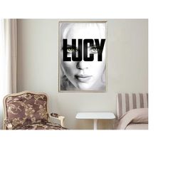 lucy - movie posters - movie collectibles - unique customized poster gifts