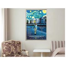 midnight in paris - movie posters - movie collectibles - unique customized poster gifts