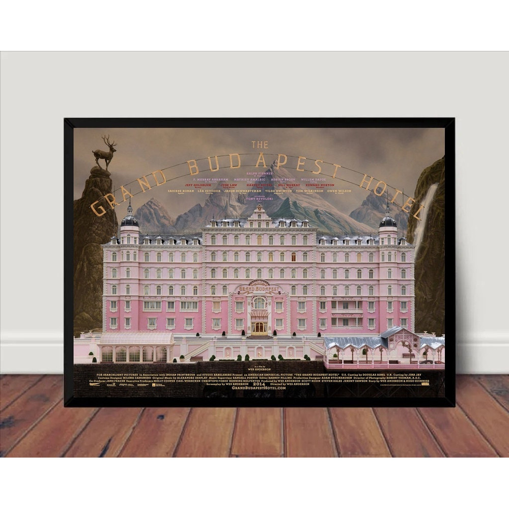 The Grand Budapest Hotel Movie Poster Canvas Wall Art Home Decor (No Frame) 1.jpg
