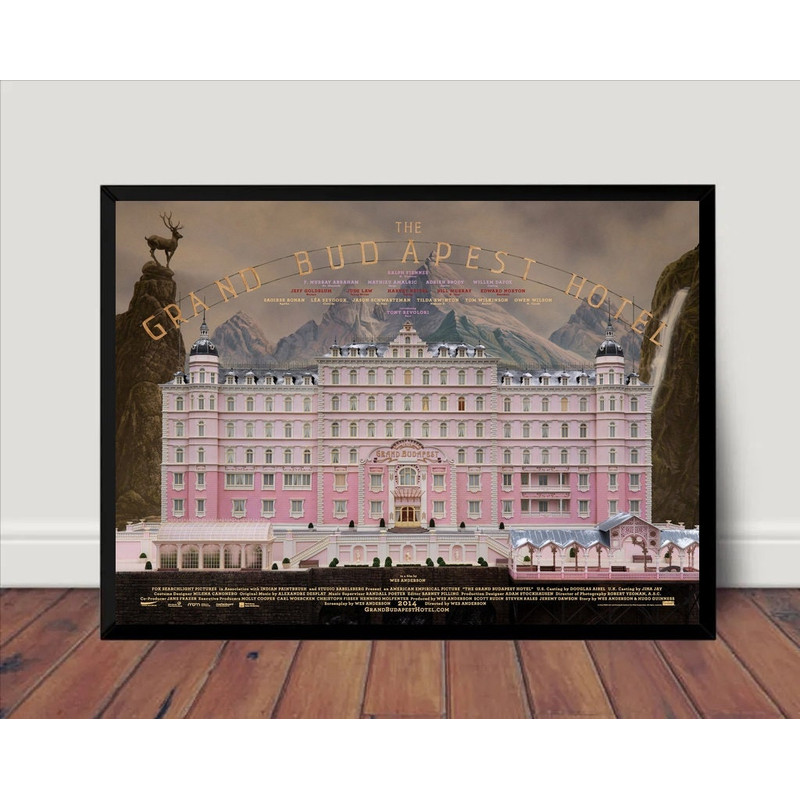 The Grand Budapest Hotel Movie Poster Canvas Wall Art Home Decor (No Frame) 1.jpg