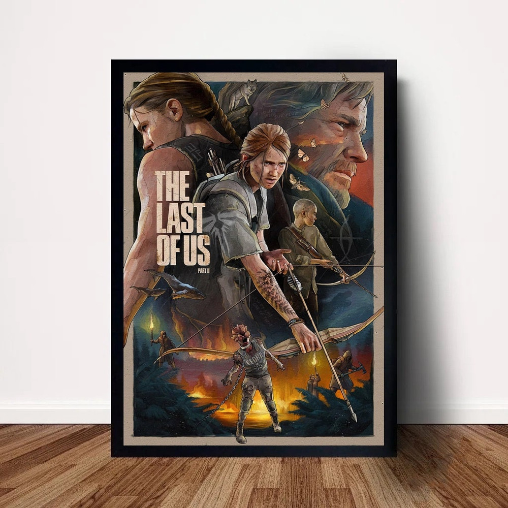 The Last Of Us Game Poster Canvas Wall Art Home Decor (No Frame) 1.jpg