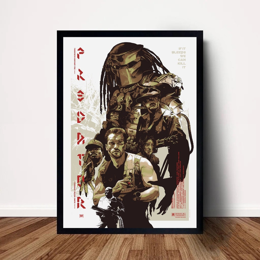The Predator Monster Movie Poster Canvas Wall Art Home Decor (No Frame).jpg