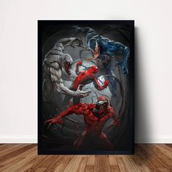 venom movie poster canvas wall art home decor (no frame) 1