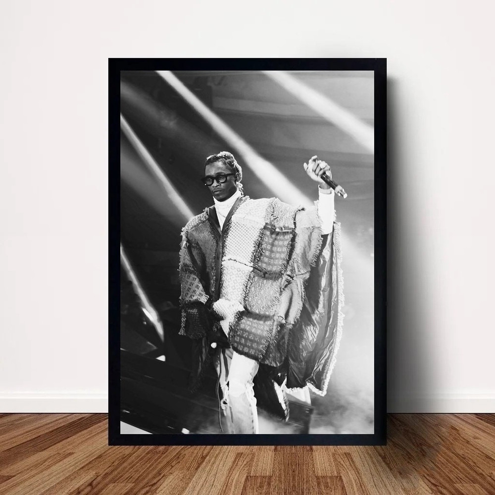Young Thug Music Poster Canvas Wall Art Home Decor (No Frame) 2.jpg