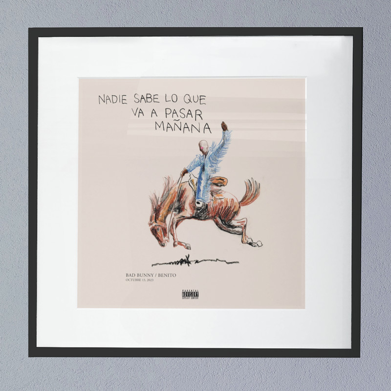 Bad Bunny (Nadie Sabe Lo Que Va A Pasar Manana) Album Cover Poster.png