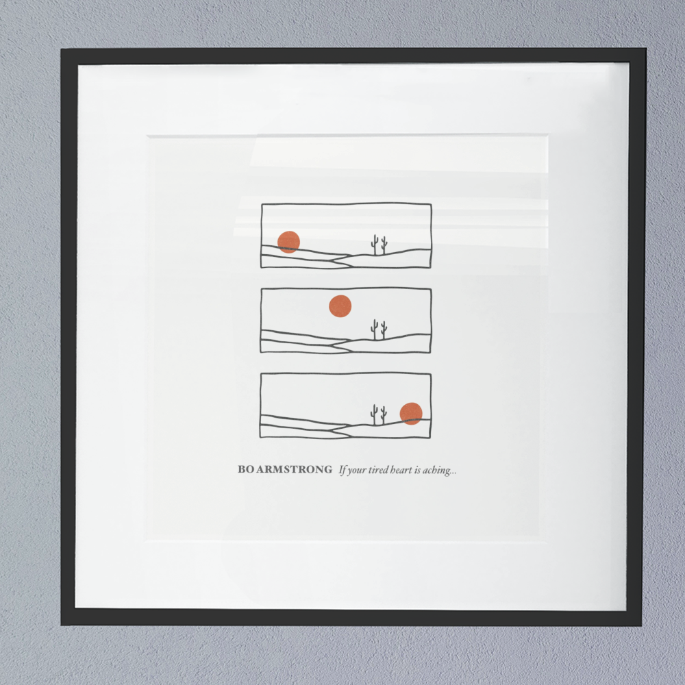 Bo Armstrong (If Your Tired Heart Is Aching) Album Cover Poster.png