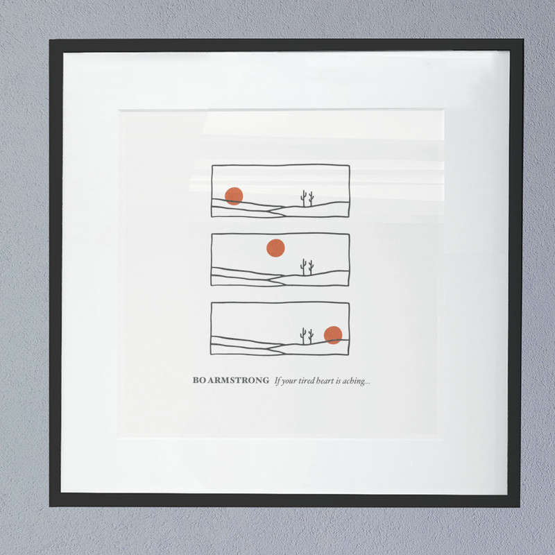 Bo Armstrong (If Your Tired Heart Is Aching) Album Cover Poster.png