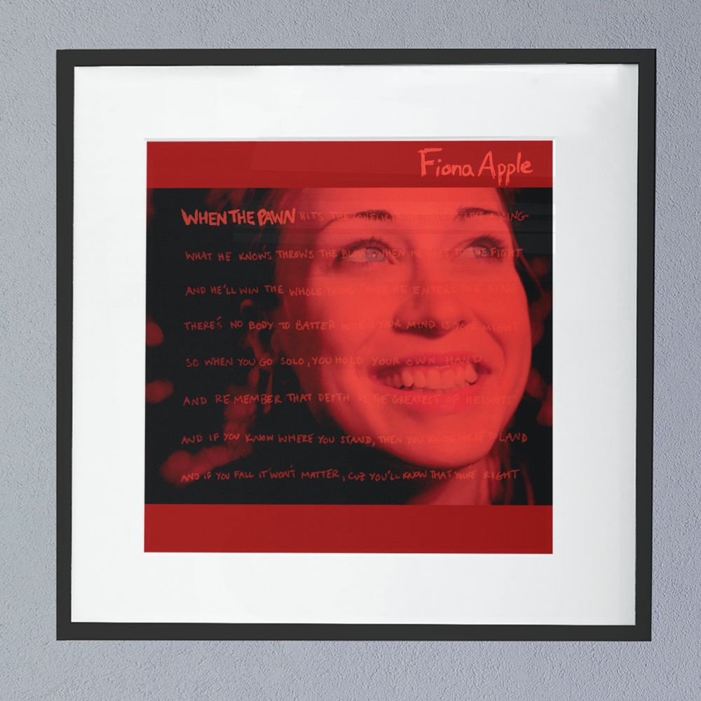 Fiona Apple (When The Pawn) Album Cover Poster.png