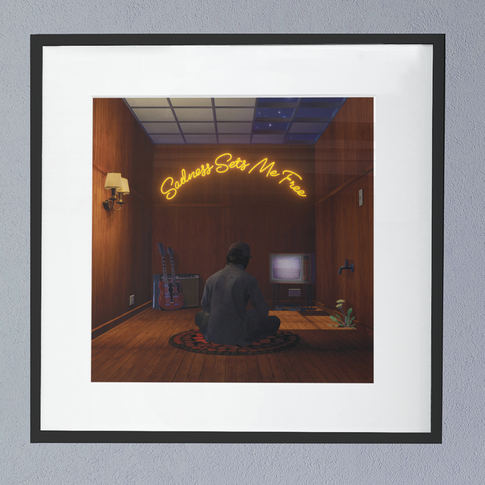 Gruff Rhys (Sadness Sets Me Free) Album Cover Poster.png