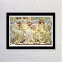 dreamers by albert joseph moore beautiful art print available framed