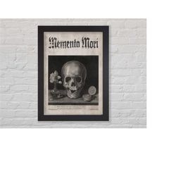memento mori by william faithorne art print / available framed / poster / wall art / home decor / memento mori / 3 sizes