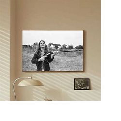 ozzy osbourne, celebrity mug shot celebrity music star bedroom art canvas poster-unframe-8x12'',12x18''14x21''16x24''20x