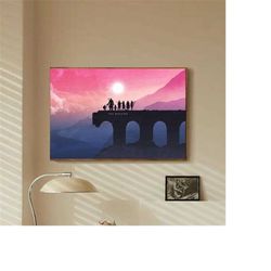 the legend of vox machina  classic game bedroom art canvas poster-unframe-8x12'',12x18''14x21''16x24''20x30''24x36''