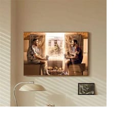 messi and cristiano ronaldo sports celebrity music star bedroom art canvas poster-unframe-8x12'',12x18''14x21''16x24''2
