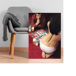 1974 colt 45 beer vintage poster, vintage beer ad wall art, sexsy beer ad digital download print, retro 70's beer advert