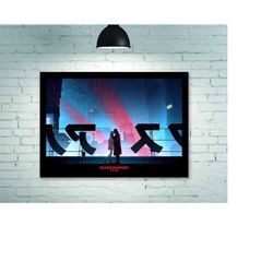 blade runner 2049 poster, movie poster, film poster, room decoration home decoration art poster frameless