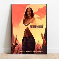 rebel moon movie poster, movie wall art, high quality poster
