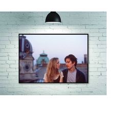 before sunrise movie poster, wall decoration, movie poster, film poster, room decoration home decoration art poster fram
