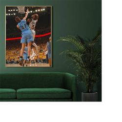 baron davis slam dunk poster basketball, baseball poster wall art home decor