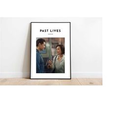 past lives inspired digital art print | past lives printable movie poster | a24 poster | celine song