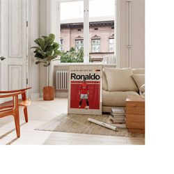 cristiano ronaldo poster, gifts for him, manchester united wall poster living room and office. ronaldo inspired art.mid-