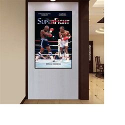 the superfight marvelous marvin hagler - sugar ray leonard poster