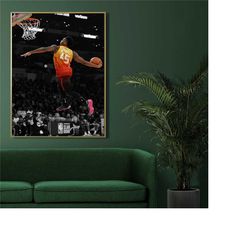 donovan mitchell poster, dunk poster, basketball poster
