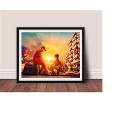 monaco 2022 f1 canvas poster, charles leclerc wall art, formula1 poster