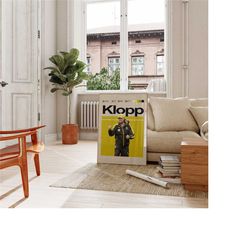 jrgen klopp poster, borussia dortmund poster, football instant download poster, jurgen klopp printable poster,