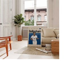 jude bellingham poster, real madrid poster, football download poster, bellingham printable poster, soccer downloads art