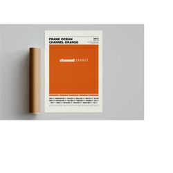 frank ocean posters / channel orange poster / nostalgia ultra tracklist / album cover poster, poster print wall art, blo