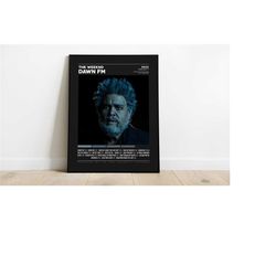 the weeknd posters / dawn fm poster / the weeknd, dawn fm, album cover poster / poster print wall art / custom poster /
