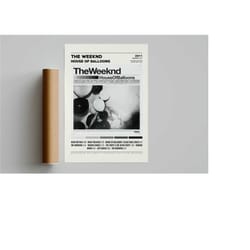 the weeknd posters / house of balloons poster / the weeknd, album cover poster / poster print wall art / custom poster /