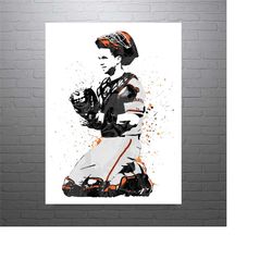 buster posey san francisco giants baseball art poster-free us shipping