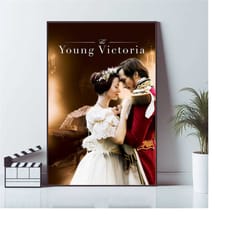 the young victoria, movie poster, movie wall art, canvas material gift, printable wall art, keepsake